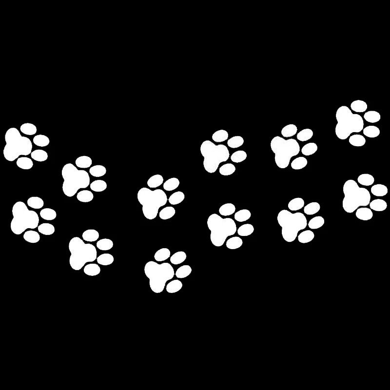 3D Printing Vinyl - Car Sticker Animal Cat Paw Prints