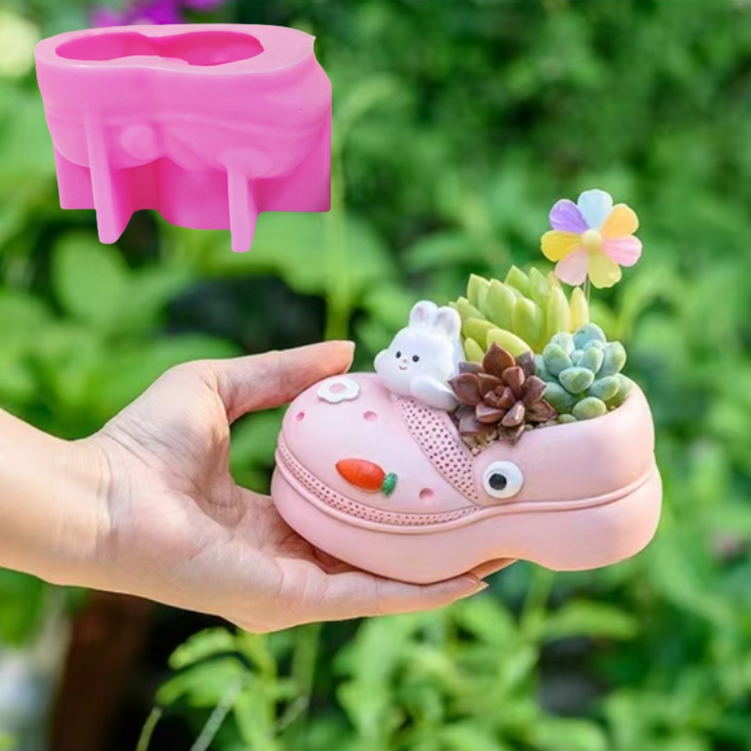 3D Printing Pot - 3D Animal Slippers Succulent Plant Flower