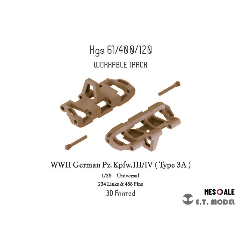 3D Printing Simulator - ET 1/35 P35-020 WWII German Pz.Kpfw.III/IV