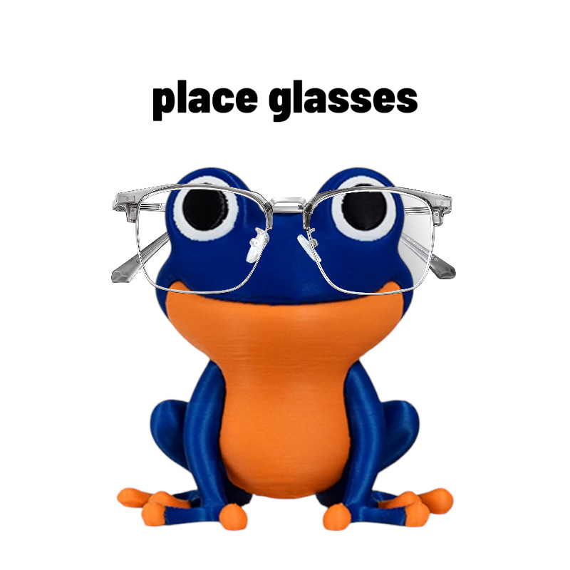 3D Printing Glasses Frames - Creative Big Eyed Frog Shaped Glasses