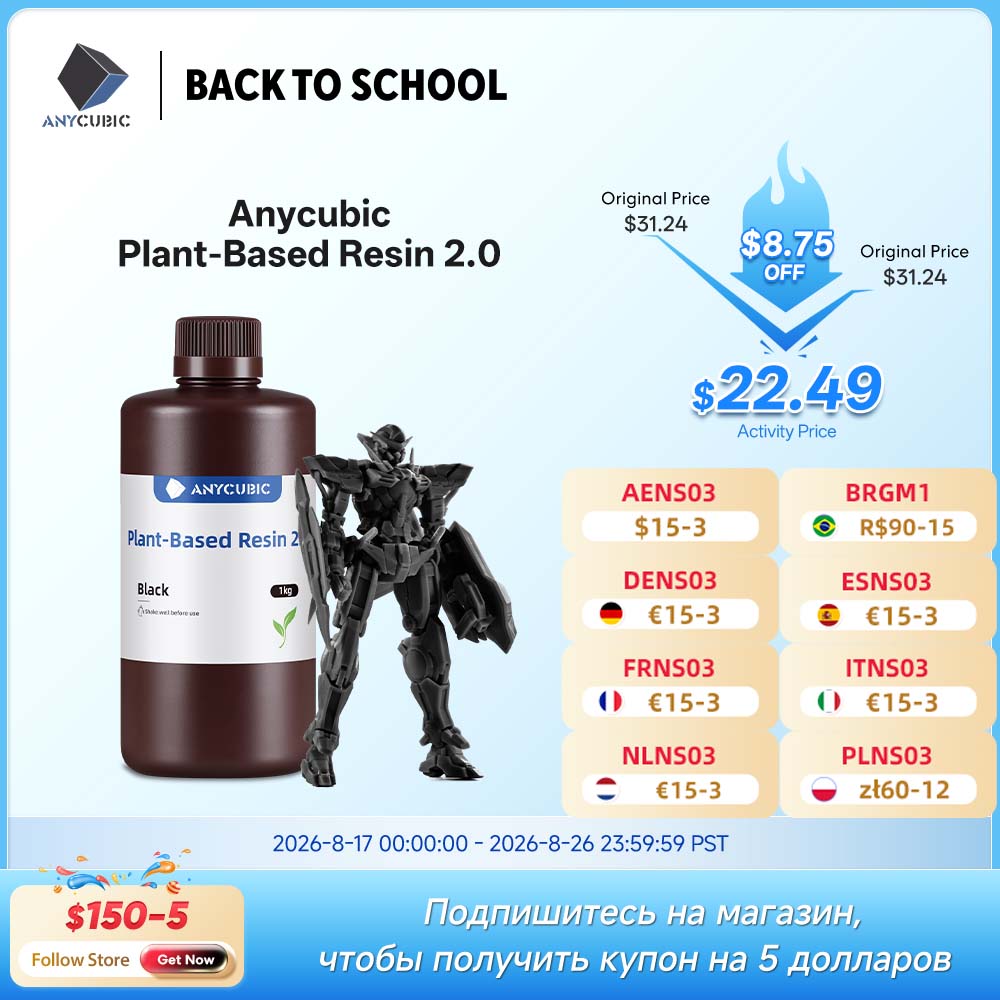 3D Printing Uv Sensitive Resin - NEWEST ANYCUBIC ECO UV Resin 2.0