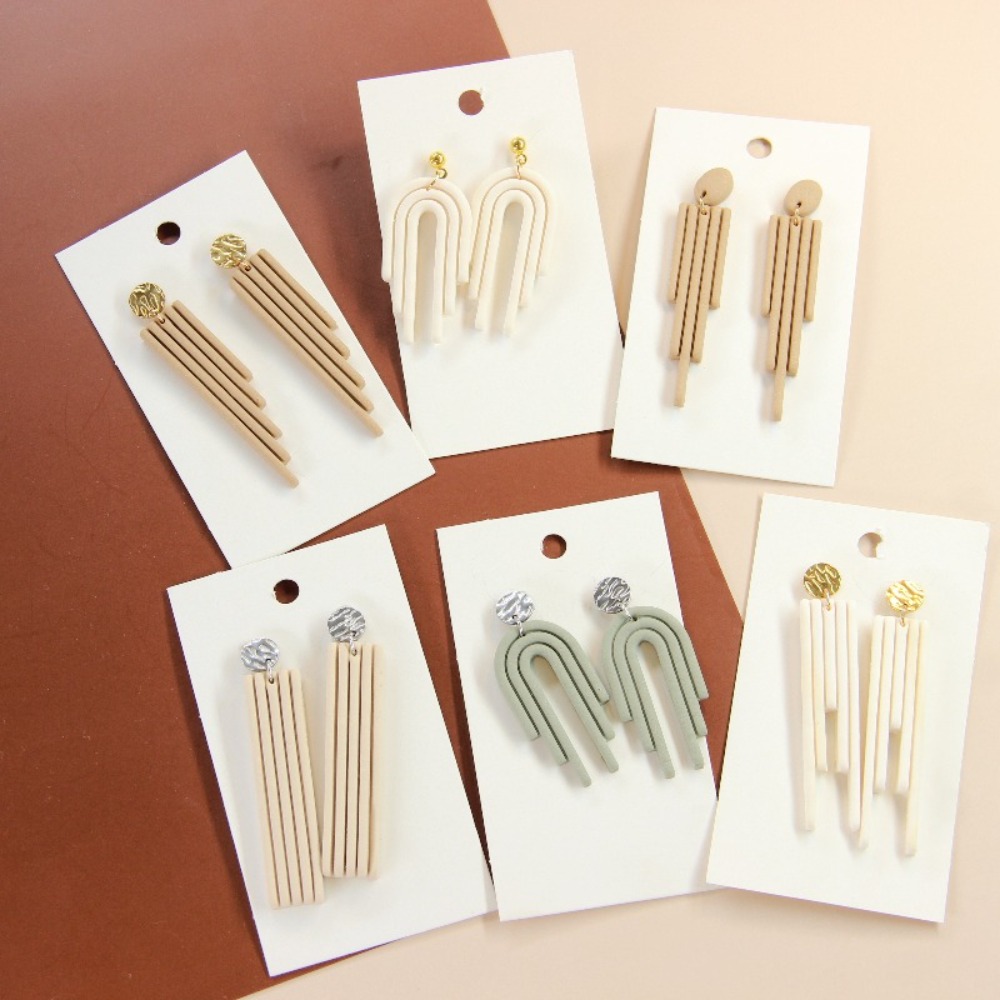 3D Printing Jewelry - 4Pcs Geometric Tassel Polymer Clay Cutters