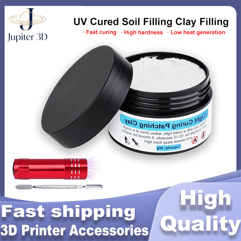 3D Printing Clay - 3D Printer UV Cured Soil Filling