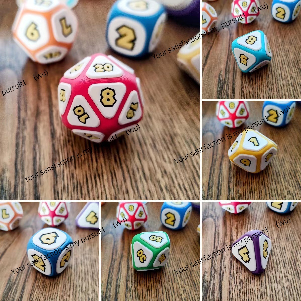 3D Printing Desk - Tabletop Role-playing Game Dice，3D printing