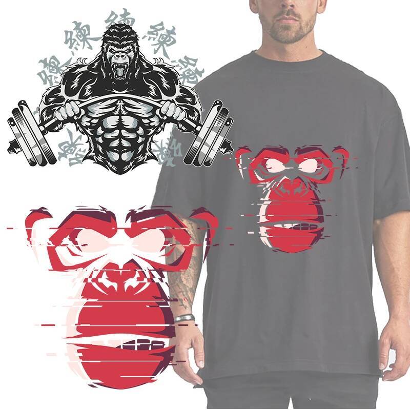 3D Printing Vinyl - DTF Heat transfer Star Monkey Animal