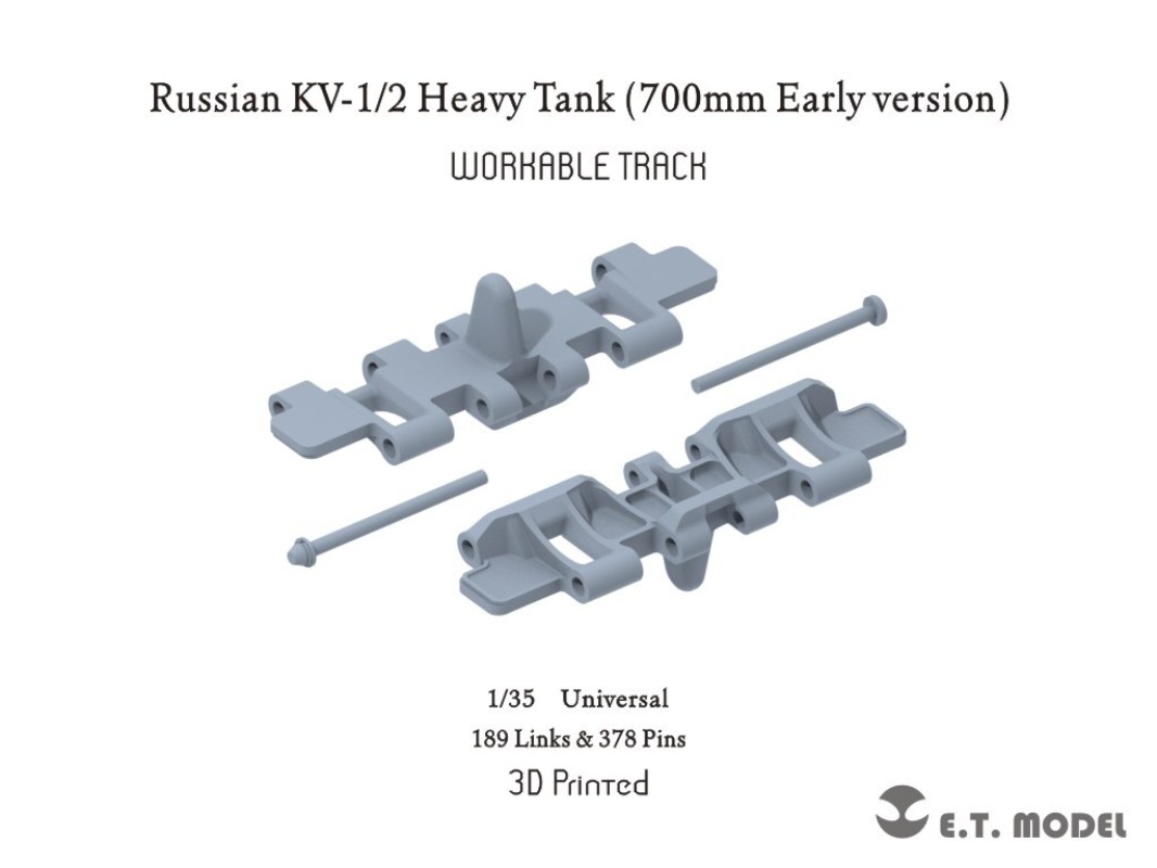 3D Printing Link - 1/35 3D Printed Workable Track for