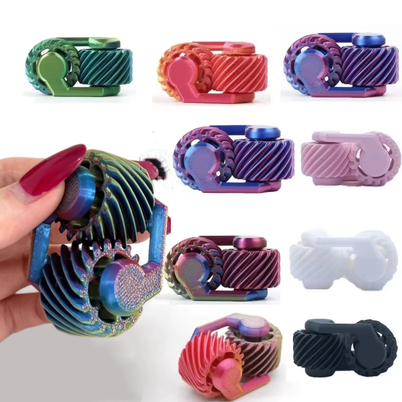 3D Printing Gears - 1PCS 3D Printed Fidget Spinner Fingertip