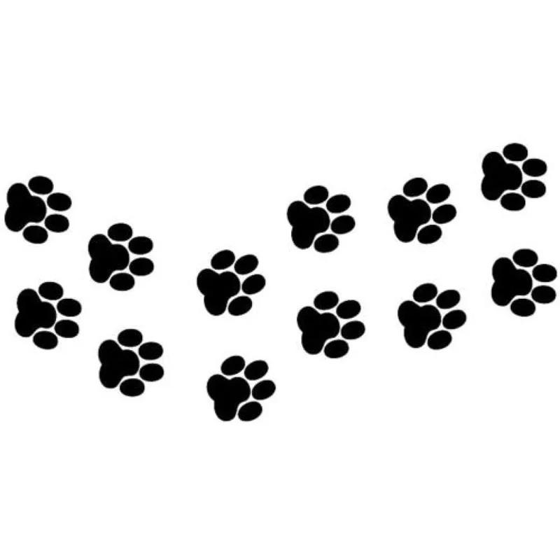 Car Sticker Animal Cat Paw Pri - 3D Printing Vinyl ulasan dan harga