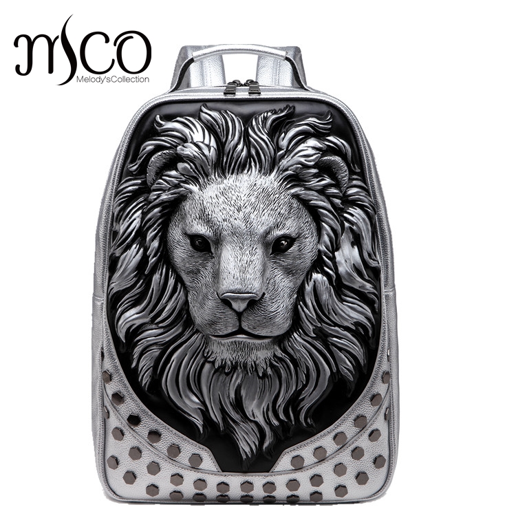 3D Embossed Lion Head Studded  - 3D Printing Link ulasan dan harga