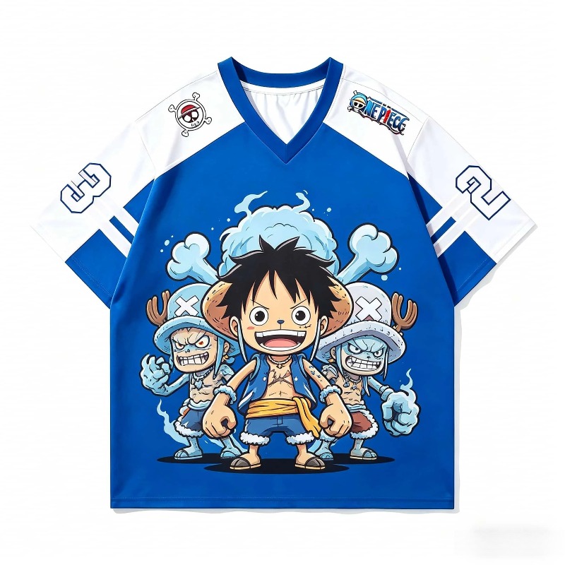 One Piece Summer New Chibi Luf - 3D Printing Luffy ulasan dan harga