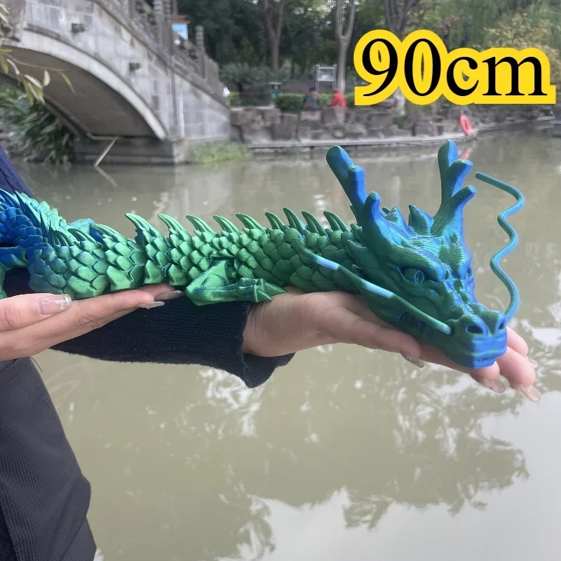 90cm 3D Printed Chinese Loong  - 3D Printing Pot ulasan dan harga