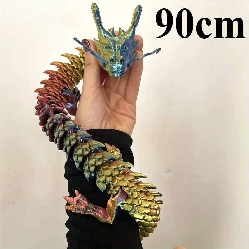 90cm 3D Printed Chinese Loong  - 3D Printing Pot ulasan dan harga