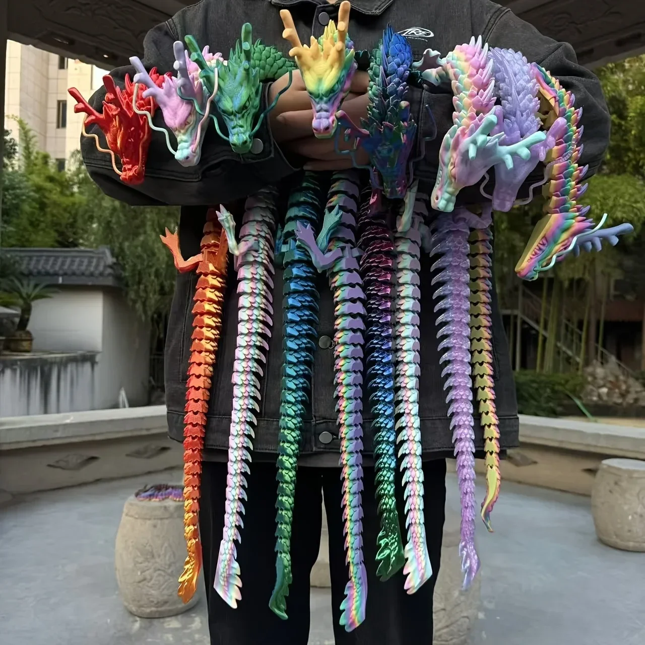 90cm 3D Printed Chinese Loong  - 3D Printing Pot ulasan dan harga