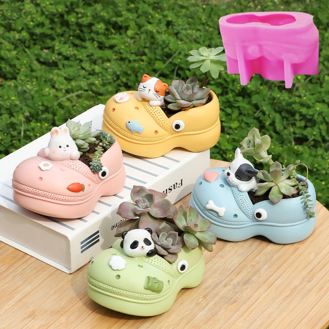 3D Animal Slippers Succulent P - 3D Printing Pot ulasan dan harga