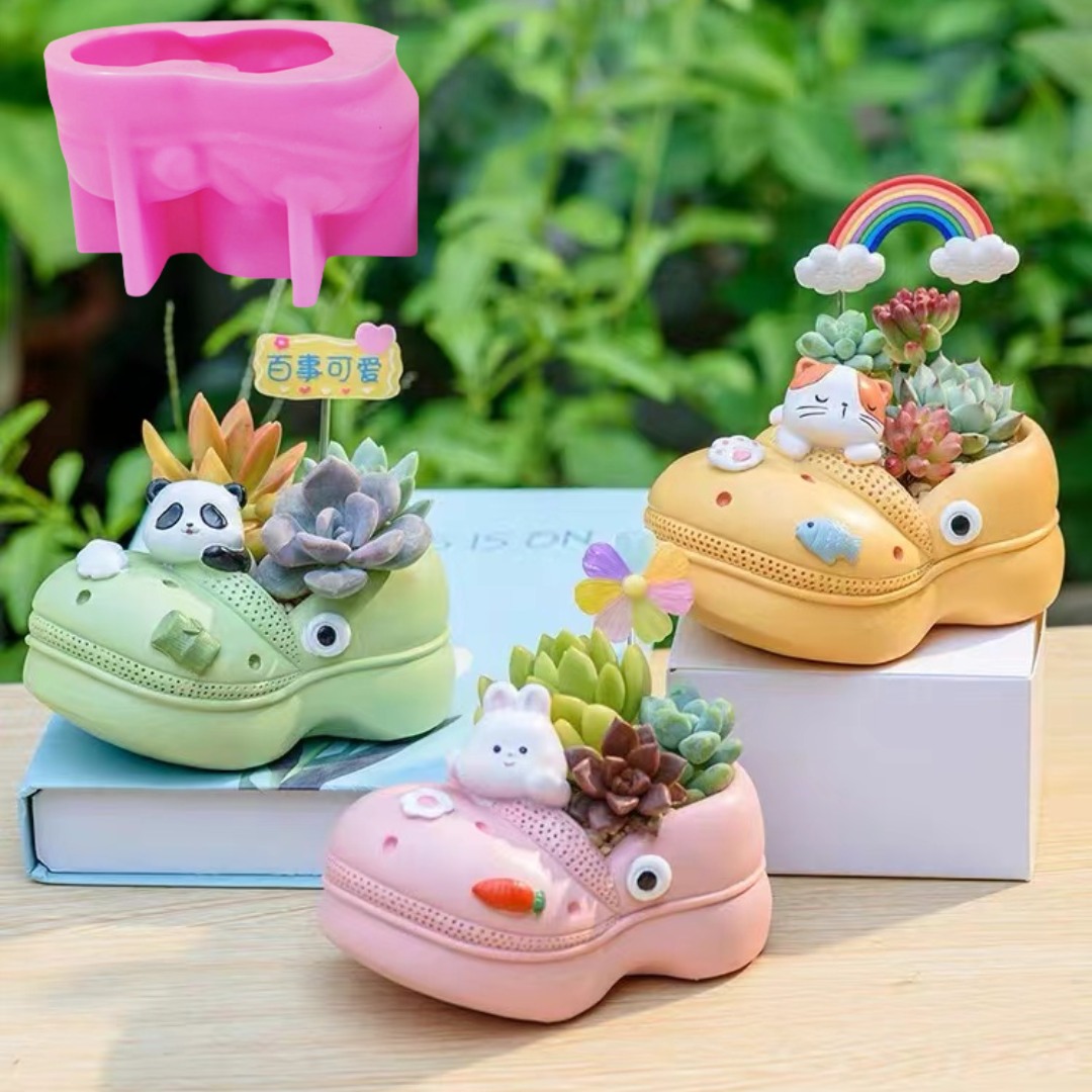 3D Animal Slippers Succulent P - 3D Printing Pot ulasan dan harga