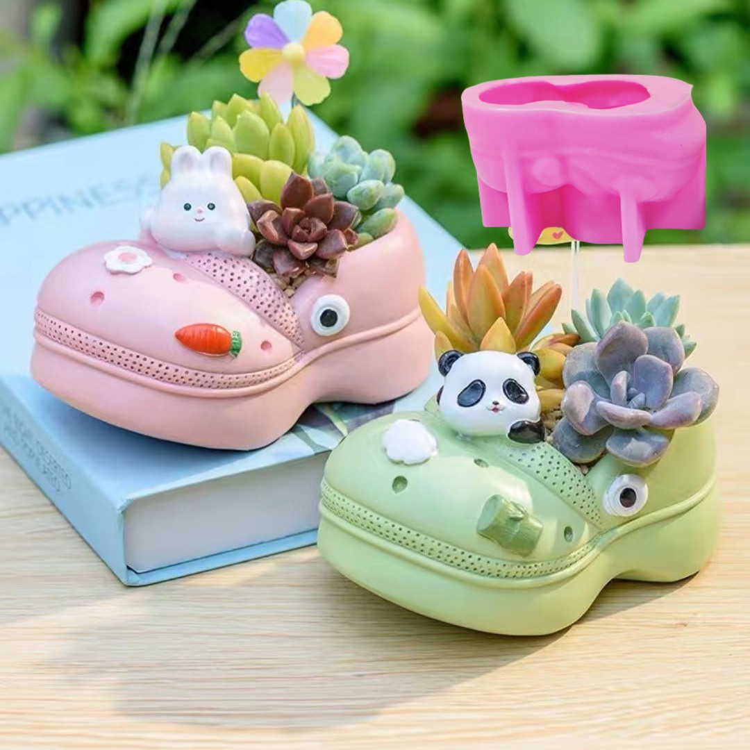 3D Animal Slippers Succulent P - 3D Printing Pot ulasan dan harga