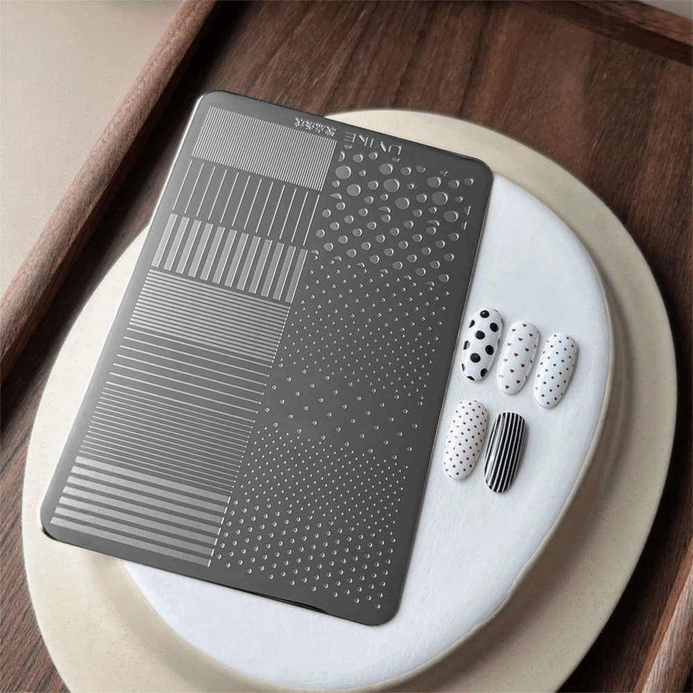 Dotting Pattern Nail Art Stamp - 3D Printing Templates Free ulasan dan harga