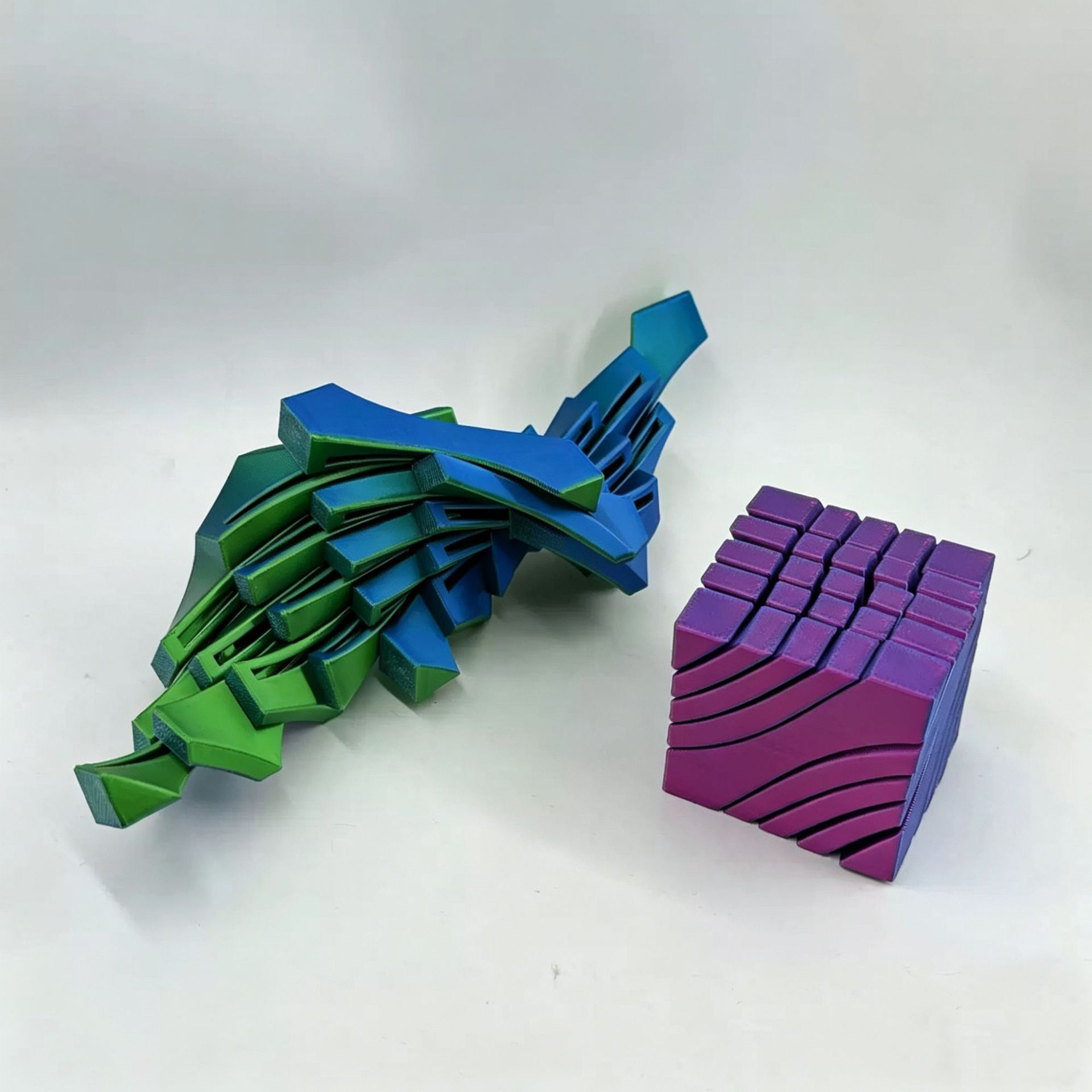 3D Printed Liquid Flow Rubik's - 3D Printing Gears ulasan dan harga