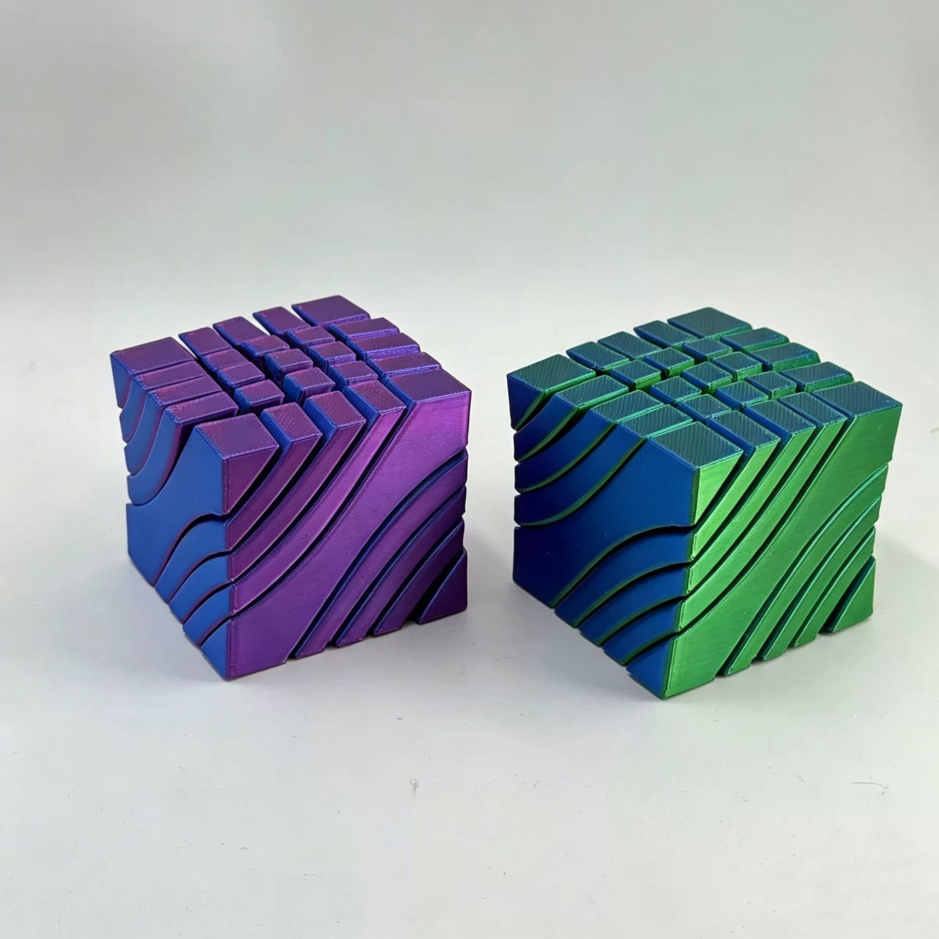 3D Printed Liquid Flow Rubik's - 3D Printing Gears ulasan dan harga