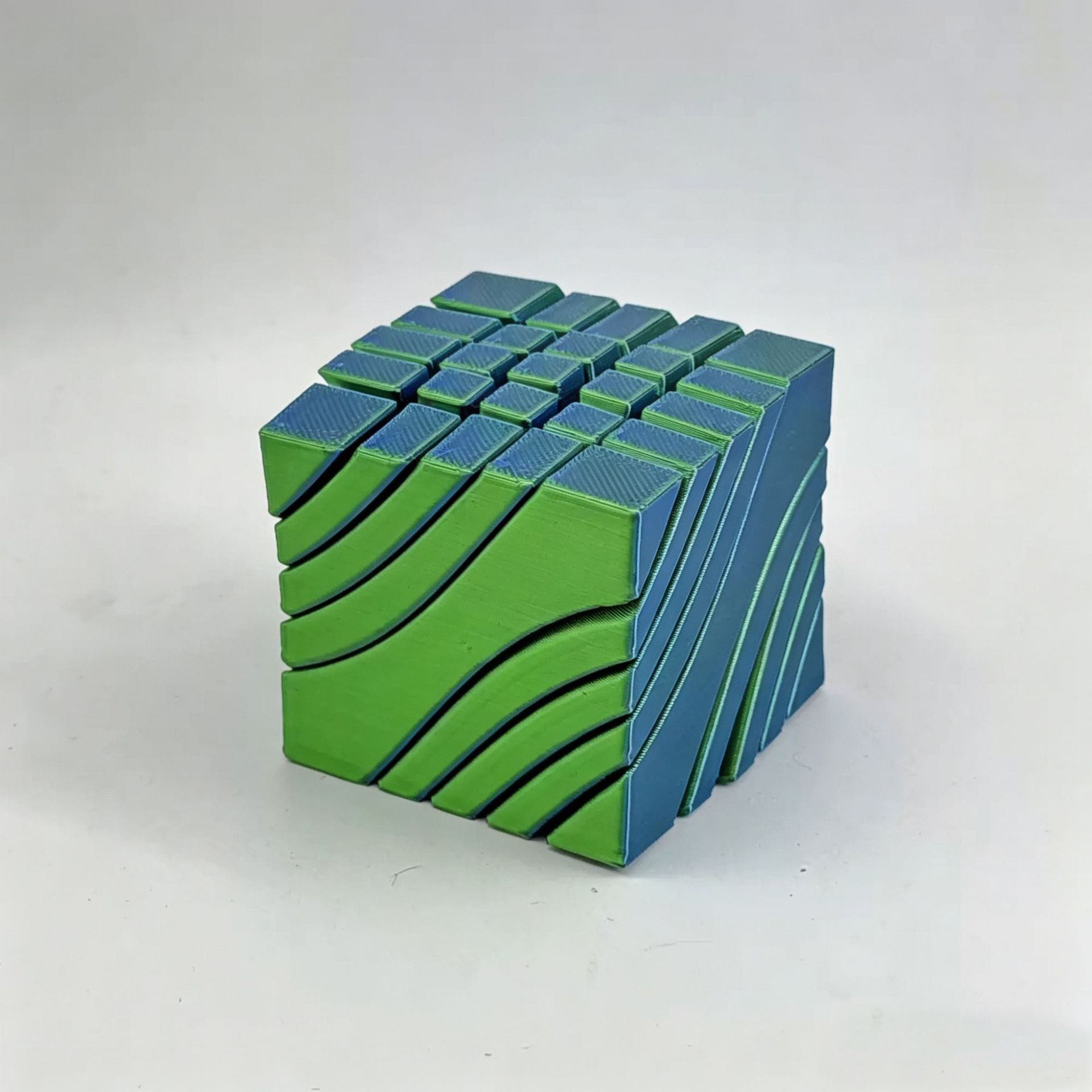 3D Printed Liquid Flow Rubik's - 3D Printing Gears ulasan dan harga