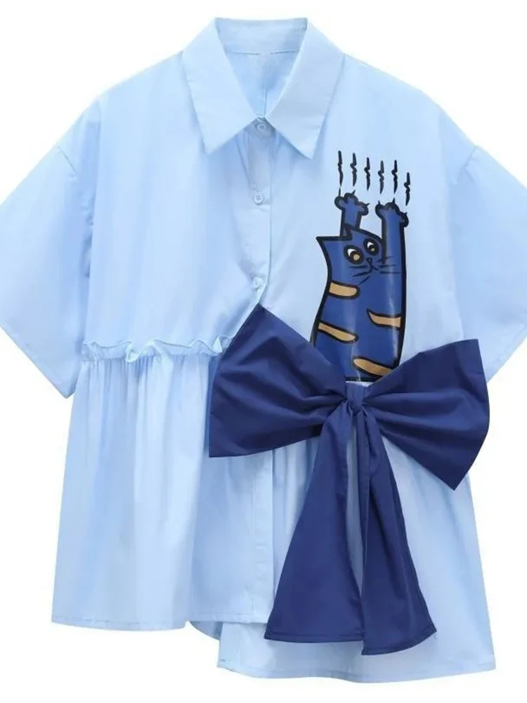 Zoki 3D Bow Cute Shirt Women L - 3D Printing Ideas ulasan dan harga