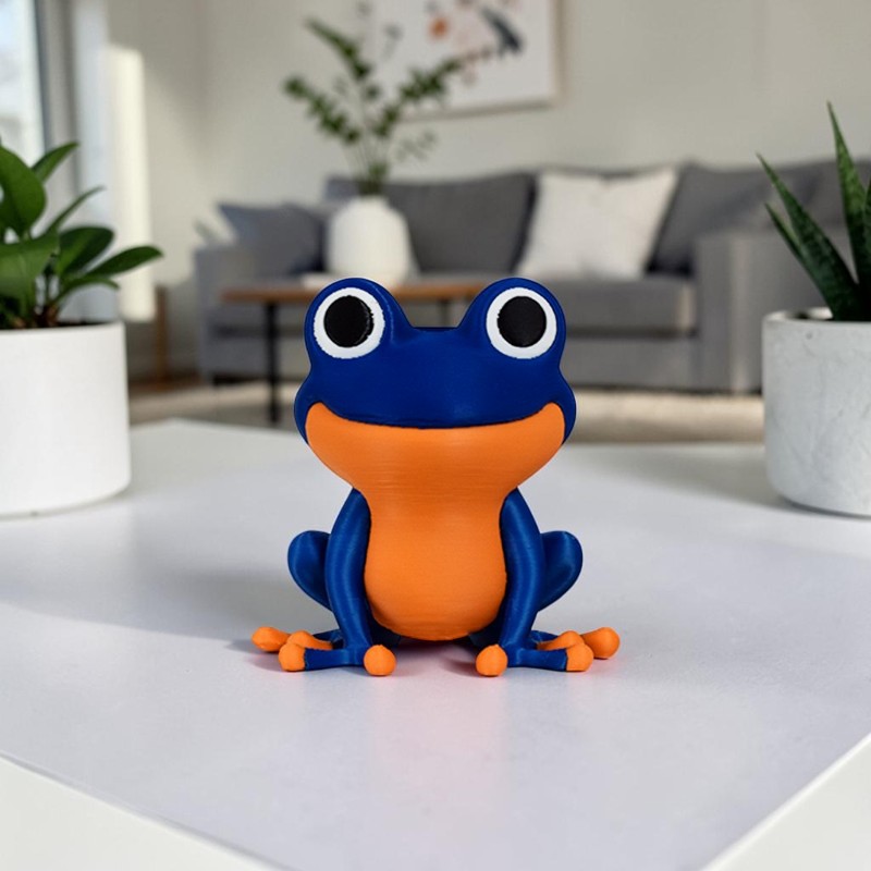 Creative Big Eyed Frog Shaped  - 3D Printing Glasses Frames ulasan dan harga