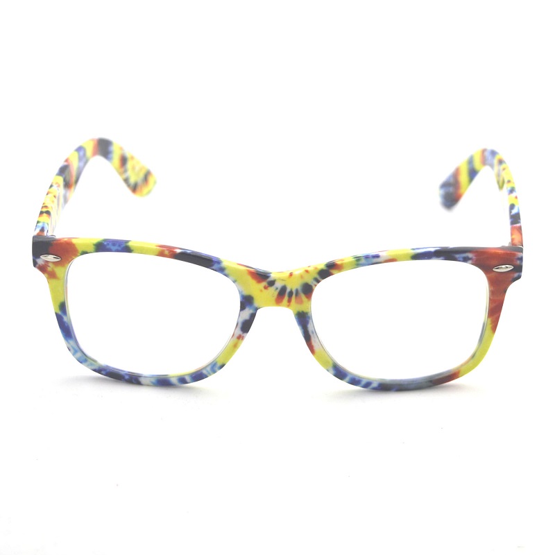 Fashion Tie Dye Print Frame Di - 3D Printing Glasses Frames ulasan dan harga