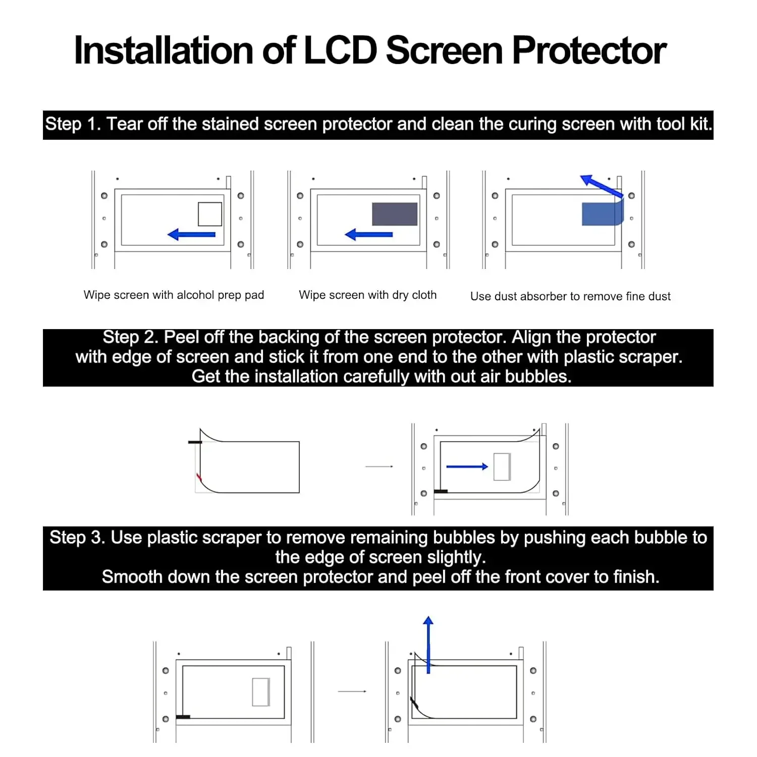 5pcs Screen Protector for Anyc - 3D Printing Uv Sensitive Resin ulasan dan harga