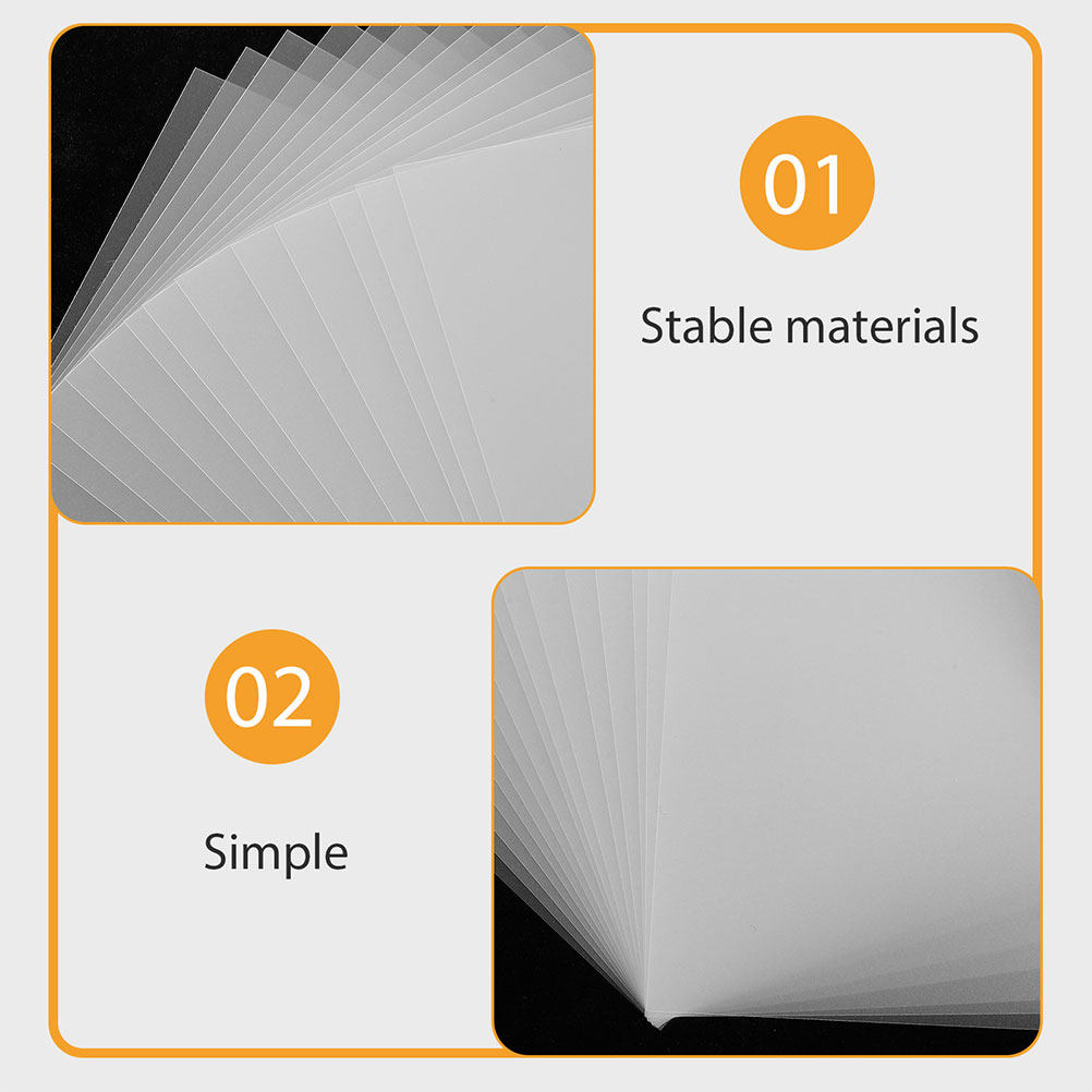 20Pcs Transparent Plastic Trac - 3D Printing Templates Free ulasan dan harga