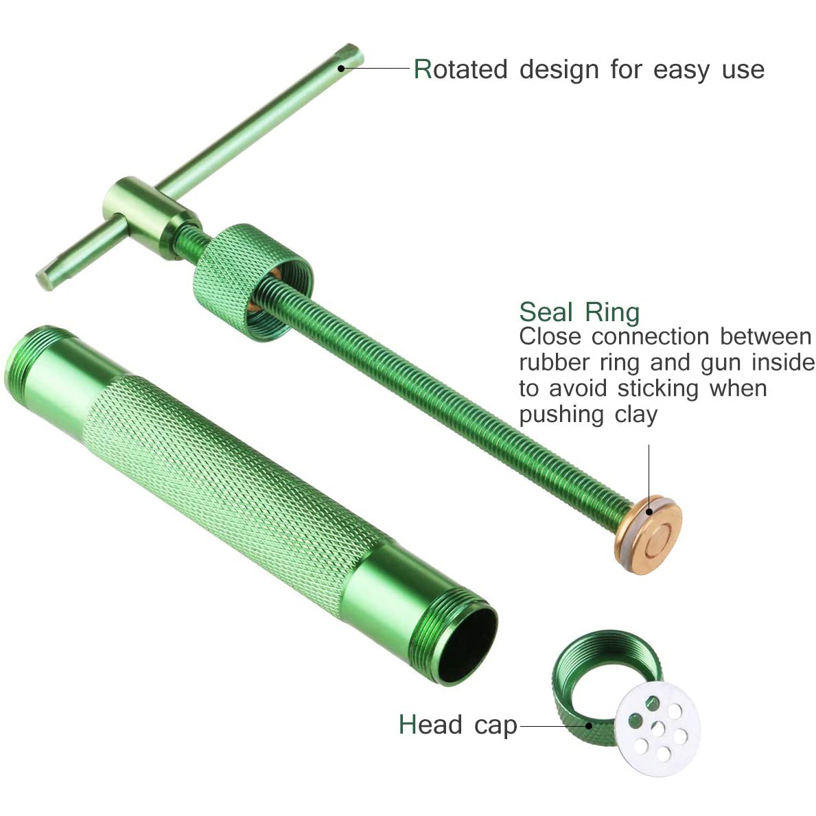 Clay Gun Extruder with 20 Uniq - 3D Printing Clay ulasan dan harga
