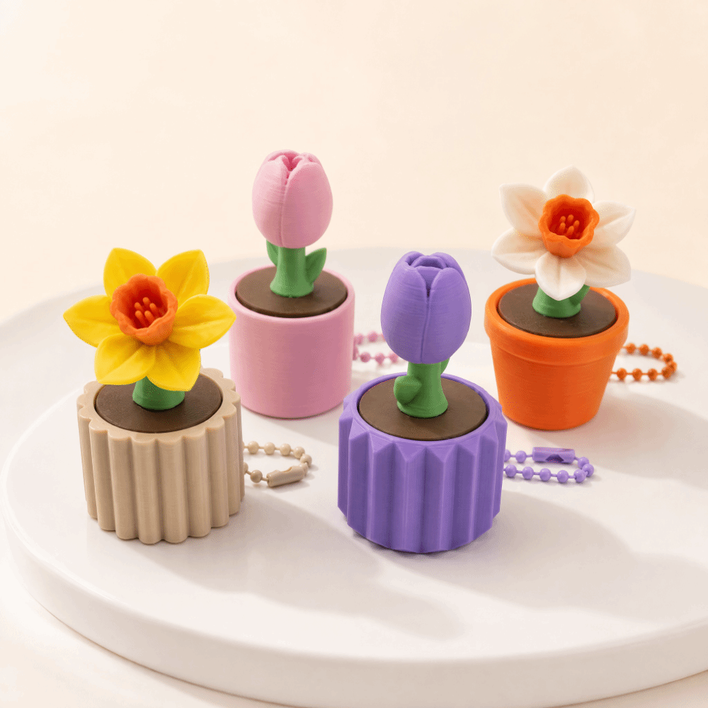 3D Printed Mini Potted Plants  - 3D Printing Pot ulasan dan harga