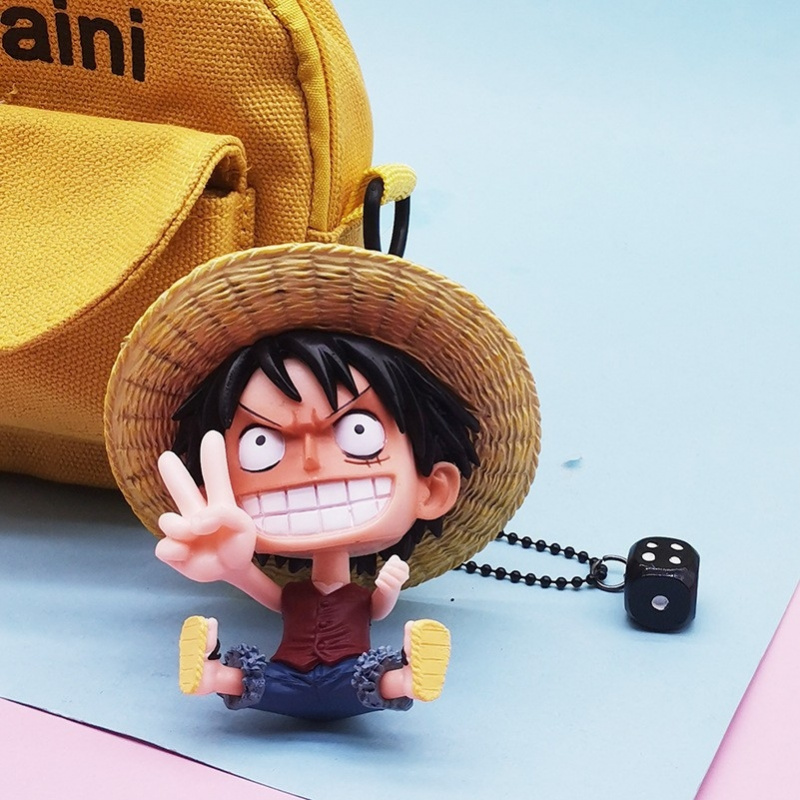One Piece Anime Keychain, Luff - 3D Printing Luffy ulasan dan harga