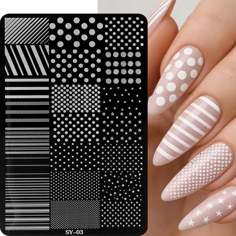 3D Cute Dotting Strip Lines Na - 3D Printing Templates Free ulasan dan harga