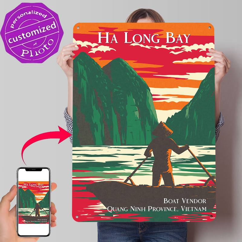 Ha Long Bay Boat Vendor Poster - 3D Printing Vendor ulasan dan harga