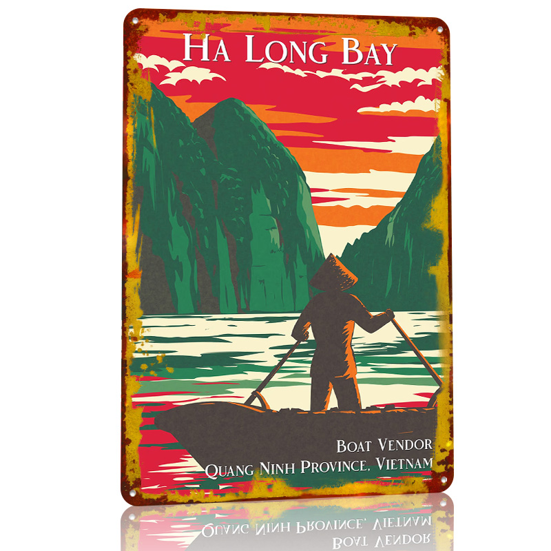 Ha Long Bay Boat Vendor Poster - 3D Printing Vendor ulasan dan harga
