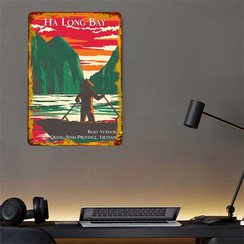 Ha Long Bay Boat Vendor Poster - 3D Printing Vendor ulasan dan harga