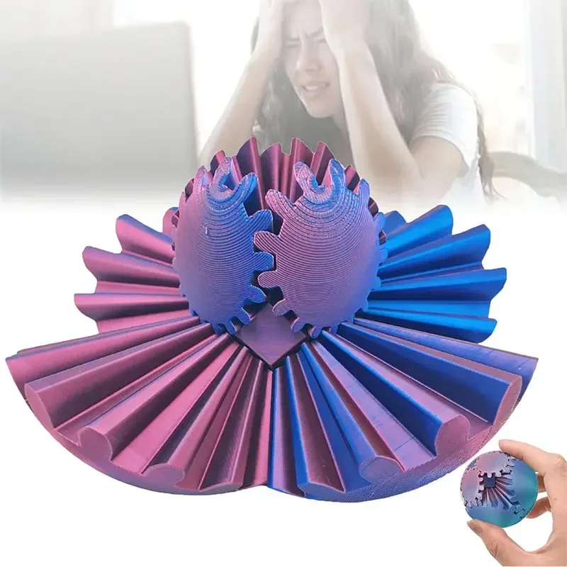 3D Printed Gear Ball Spin Ball - 3D Printing Gears ulasan dan harga