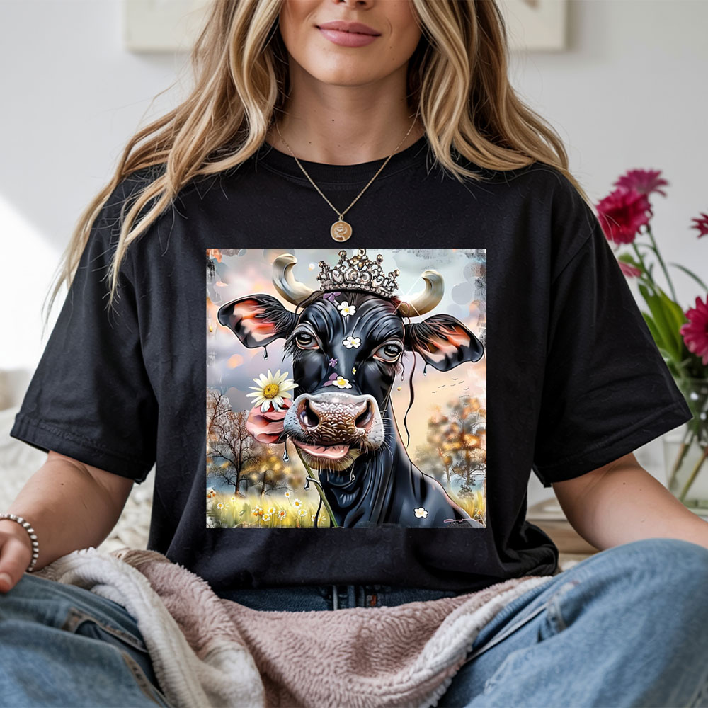 Funny Cow Print Iron On Transf - 3D Printing Vinyl ulasan dan harga