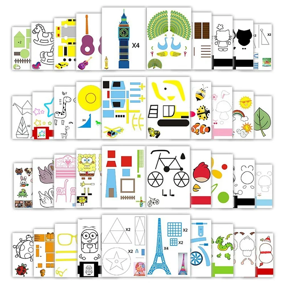 3D Pen Drawing Book with Graph - 3D Printing Templates Free ulasan dan harga