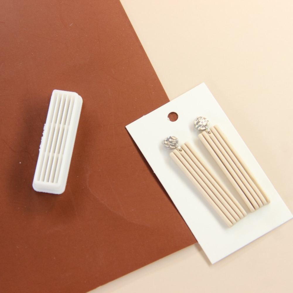 4Pcs Geometric Tassel Polymer  - 3D Printing Jewelry ulasan dan harga