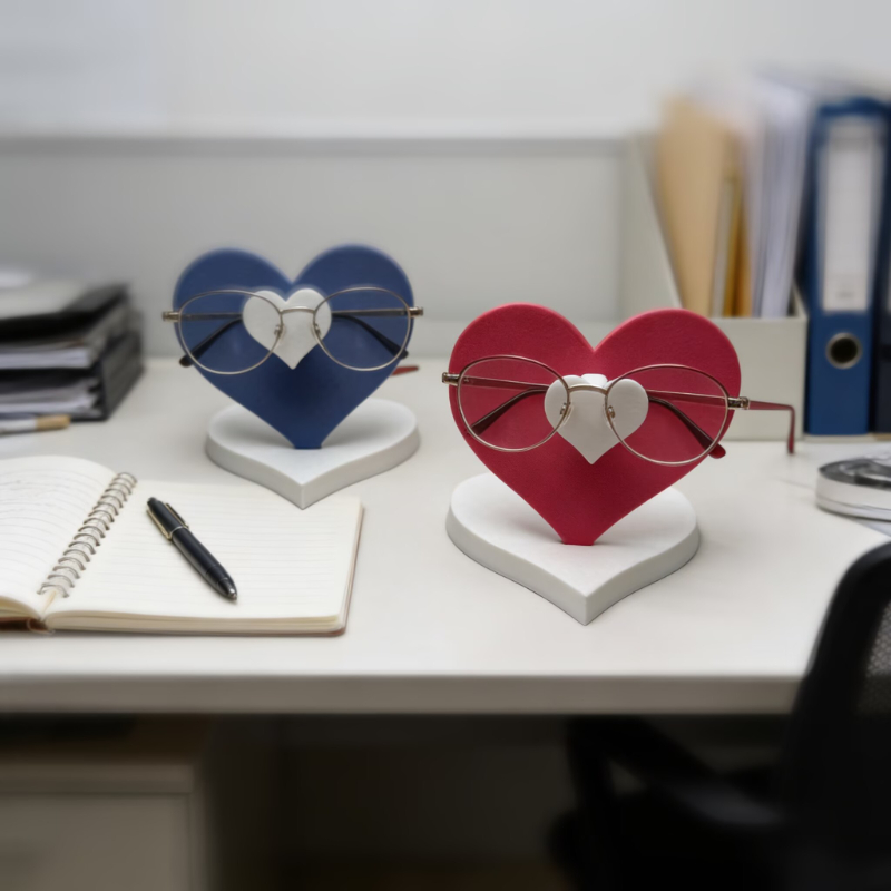 1PC 3D Printed Heart-Shaped Gl - 3D Printing Glasses Frames ulasan dan harga