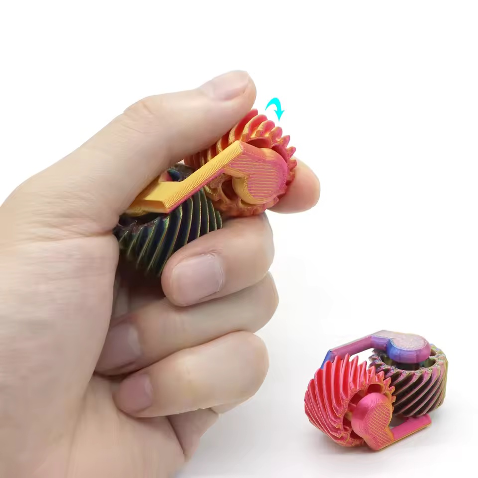 3D Printed Fidget Spinner Fing - 3D Printing Gears ulasan dan harga