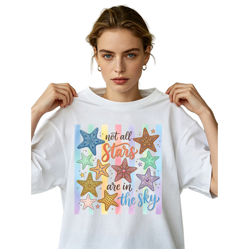 Colorful sea turtle DTF clothi - 3D Printing Vinyl ulasan dan harga