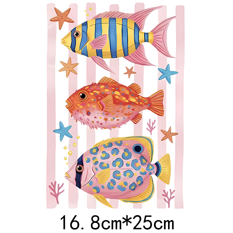 Colorful sea turtle DTF clothi - 3D Printing Vinyl ulasan dan harga