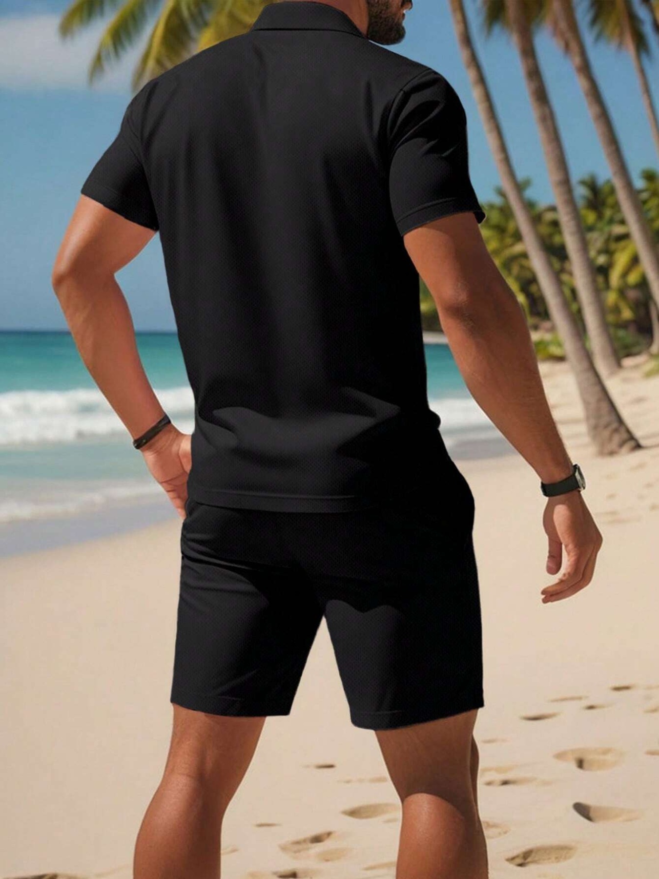 2026 Summer Men's Polo Shirt S - 3D Printing Kit ulasan dan harga