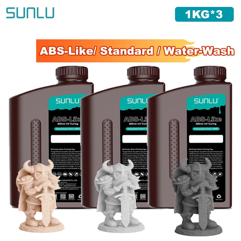 SUNLU 3KG ABS-Like/ Standard / - 3D Printing Uv Sensitive Resin ulasan dan harga