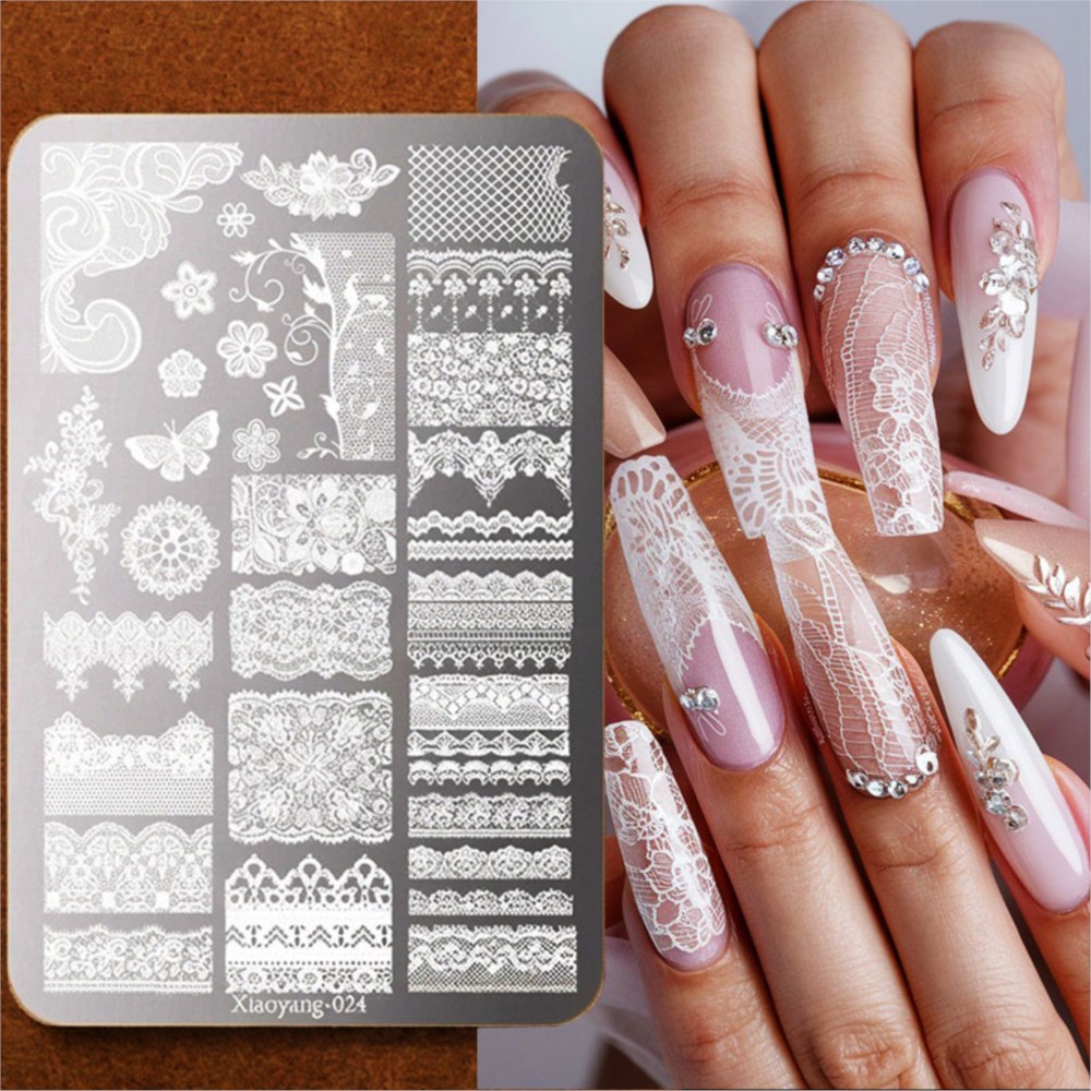 9*15cm 3D Lace Butterfly Nail  - 3D Printing Templates Free ulasan dan harga