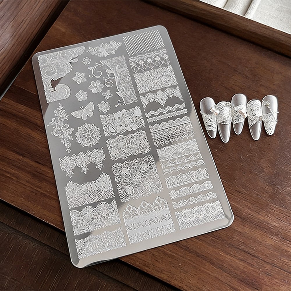 9*15cm 3D Lace Butterfly Nail  - 3D Printing Templates Free ulasan dan harga