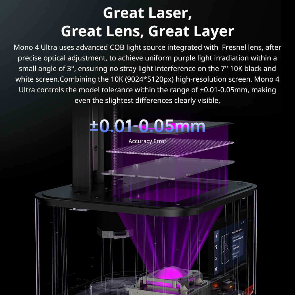 ANYCUBIC Photon Mono 4 Ultra L - 3D Printing Uv Sensitive Resin ulasan dan harga
