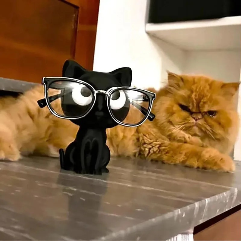 3D Printed Cat Glasses Frame-c - 3D Printing Glasses Frames ulasan dan harga